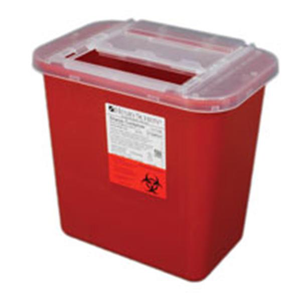 Sharps Container HSI 2gal Polypropylene 18.5x14-125x18.5" Reusable Red