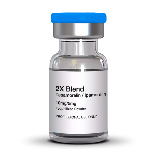 2X Blend Tesamorelin (10mg) / Ipamorelin (5mg)