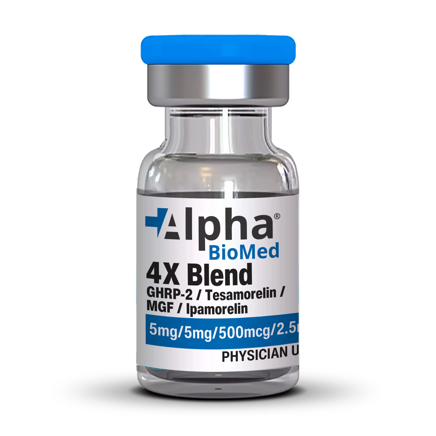 4X Blend GHRP-2 (5mg) / Tesamorelin (5mg) / MGF (500mcg) / Ipamorelin (2.5mg)