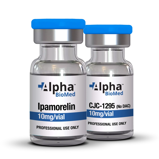 CJC-1295 No DAC (10mg), Ipamorelin (10mg) Bundle Duo