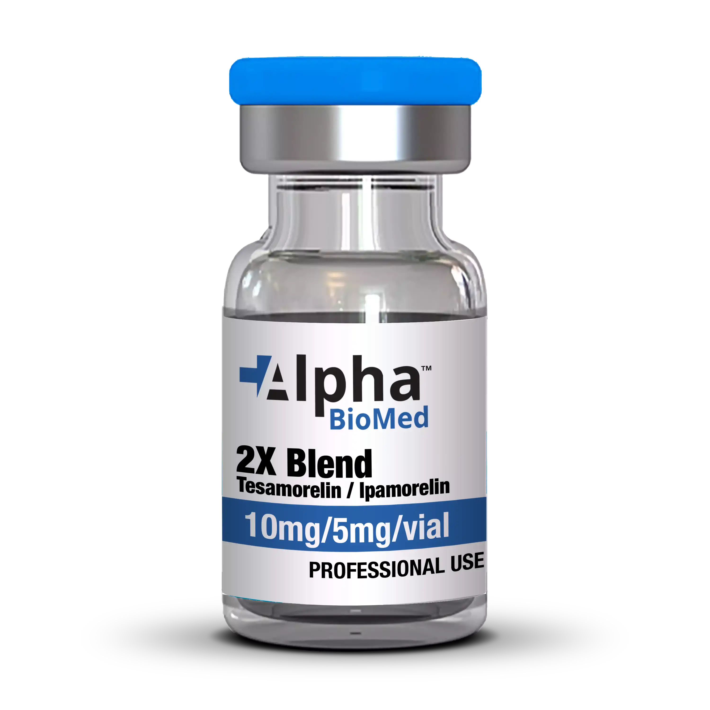 2X Blend Tesamorelin (10mg) / Ipamorelin (5mg) - Alpha BioMed 2X Blend Tesamorelin (10mg) / Ipamorelin (5mg) - Alpha BioMed