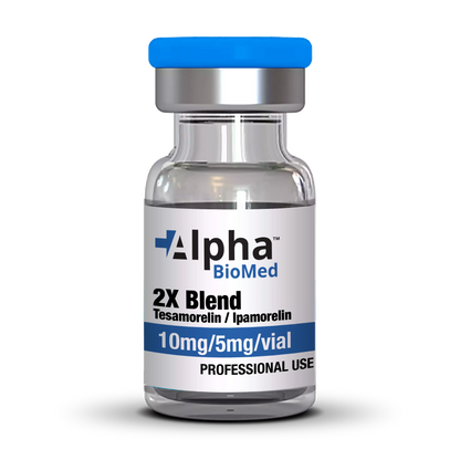2X Blend Tesamorelin (10mg) / Ipamorelin (5mg)