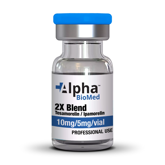 2X Blend Tesamorelin (10mg) / Ipamorelin (5mg)