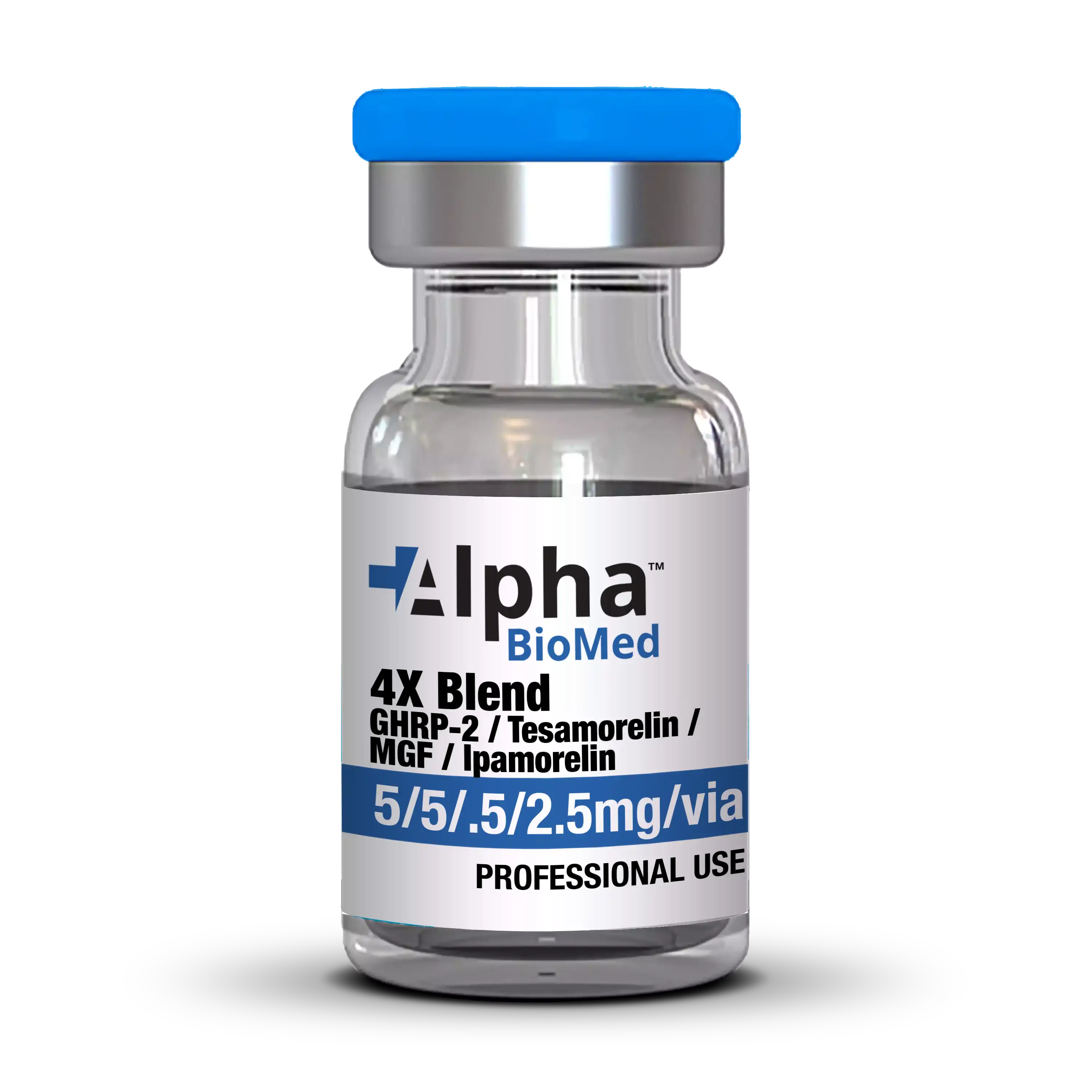 4X Blend GHRP-2 (5mg) / Tesamorelin (5mg) / MGF (500mcg) / Ipamorelin - Alpha BioMed 4X Blend GHRP-2 (5mg) / Tesamorelin (5mg) / MGF (500mcg) / Ipamorelin - Alpha BioMed