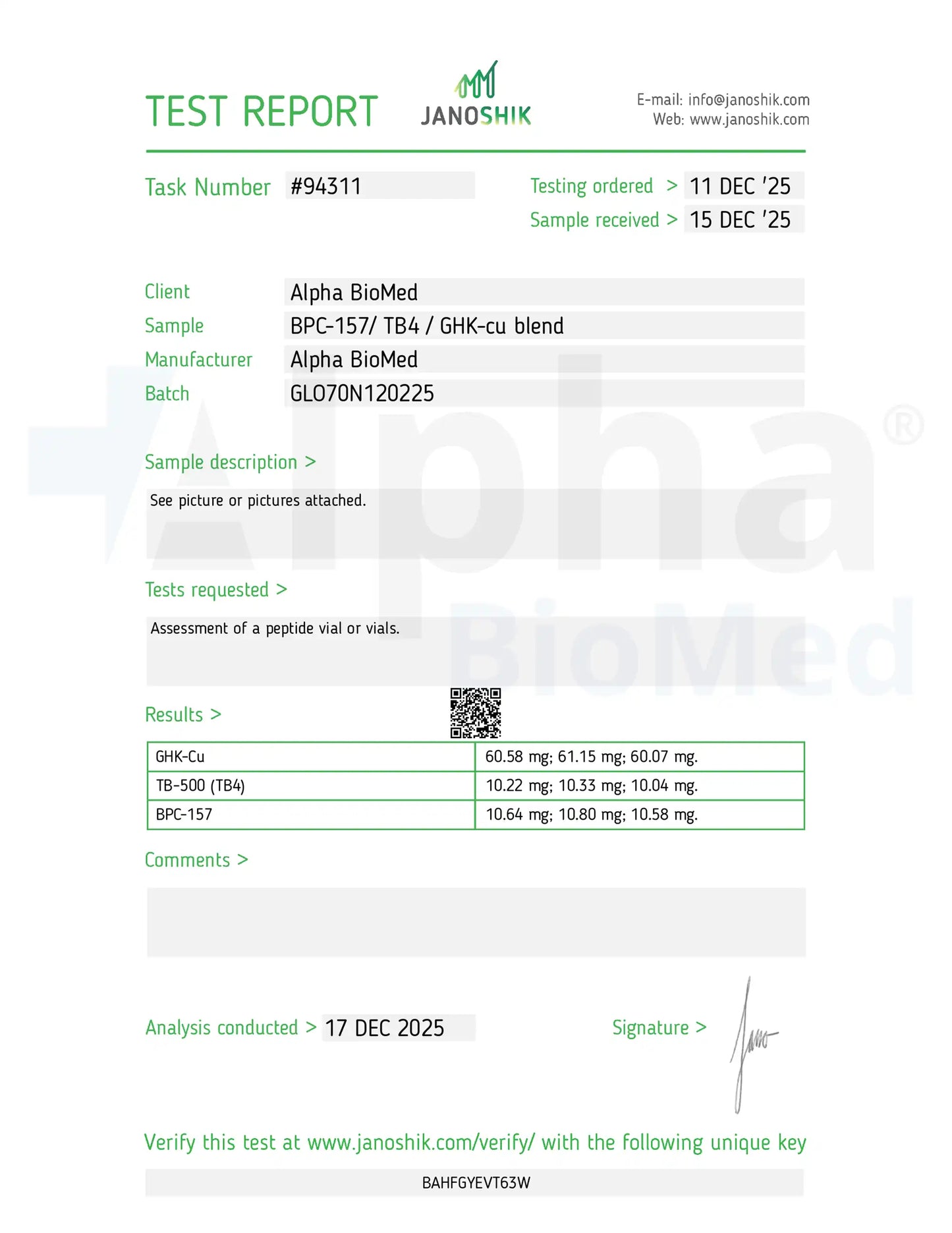 GLOW 70 - GHK-Cu (50mg) / BPC-157 (10mg) / TB500 (10mg)
