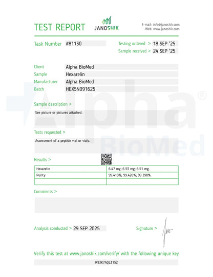 Hexarelin (5mg)
