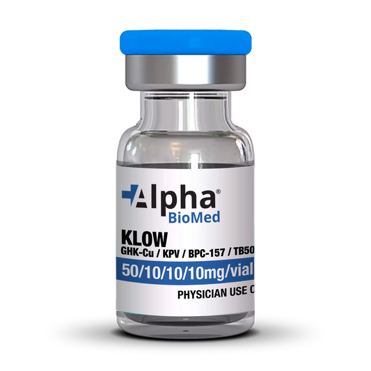 KLOW - GHK-Cu (50mg) / KPV (10mg) / BPC-157 (10mg) / TB500 (10mg)