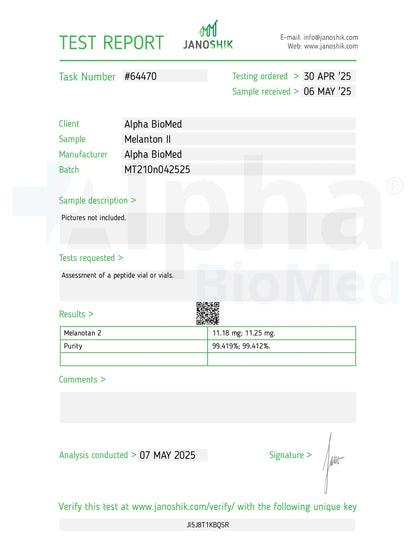 MT-II (Melanotan II) (10mg)