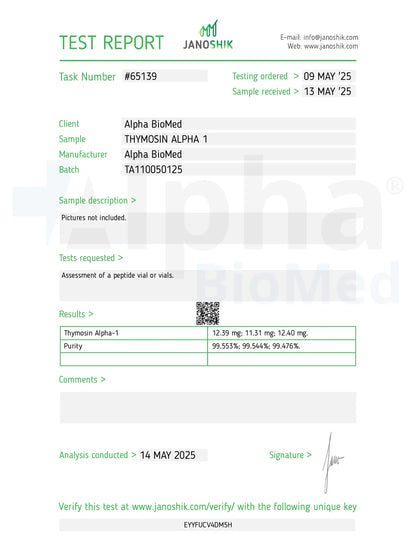 Thymosin Alpha 1 (TA1) (10mg)
