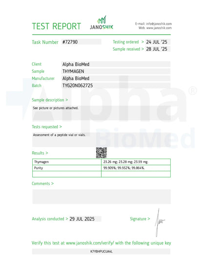 Thymagen (Thymogen) (20mg)