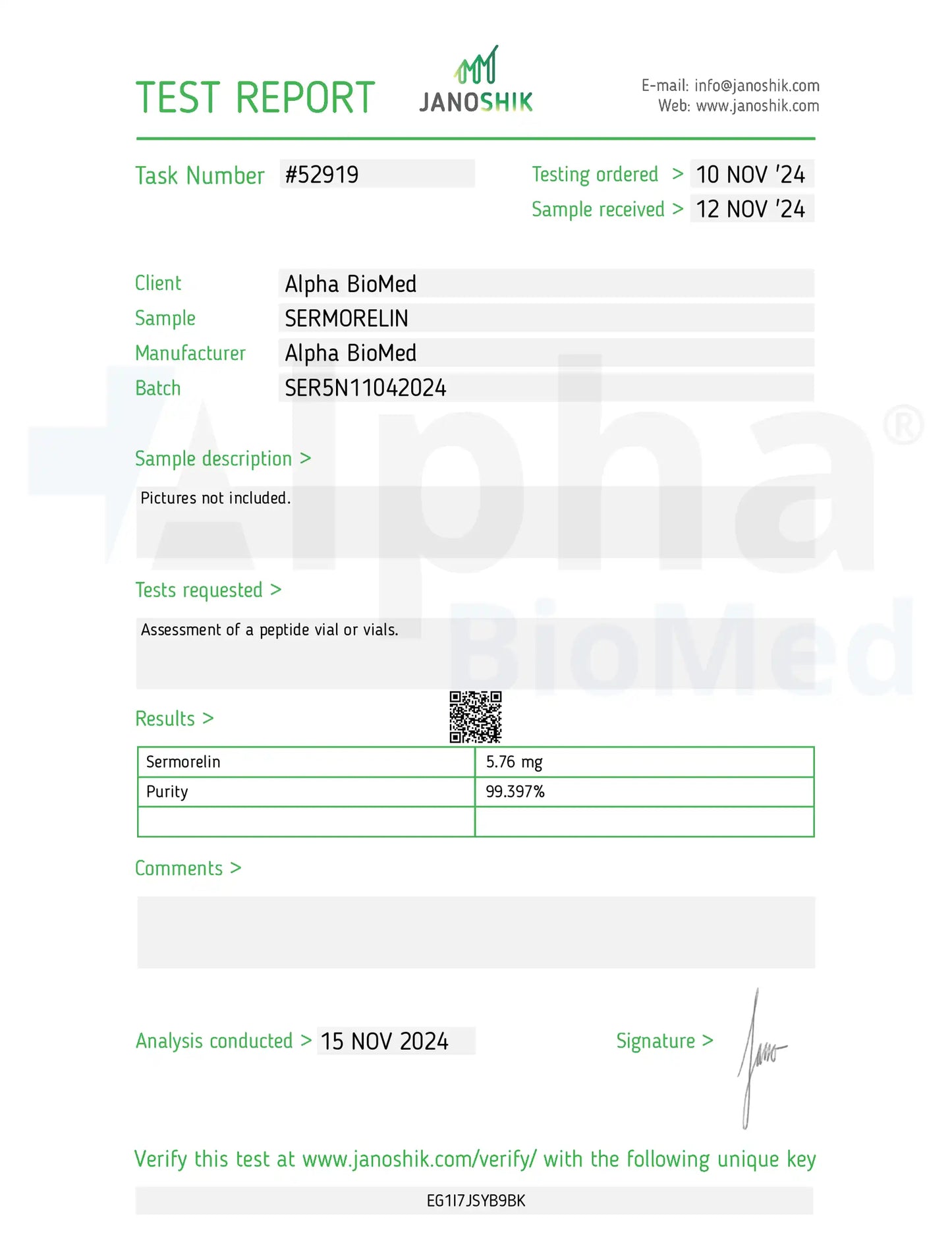 Sermorelin (5mg)