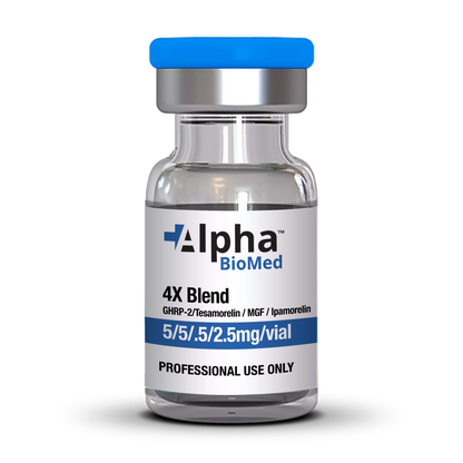 4X Blend GHRP-2 (5mg) / Tesamorelin (5mg) / MGF (500mcg) / Ipamorelin (2.5mg)