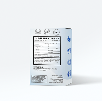 CJC-1295 / Ipamorelin (500 mcg CJC-1295 + 500 mcg Ipamorelin per strip - Alpha BioMed CJC-1295 / Ipamorelin (500 mcg CJC-1295 + 500 mcg Ipamorelin per strip - Alpha BioMed