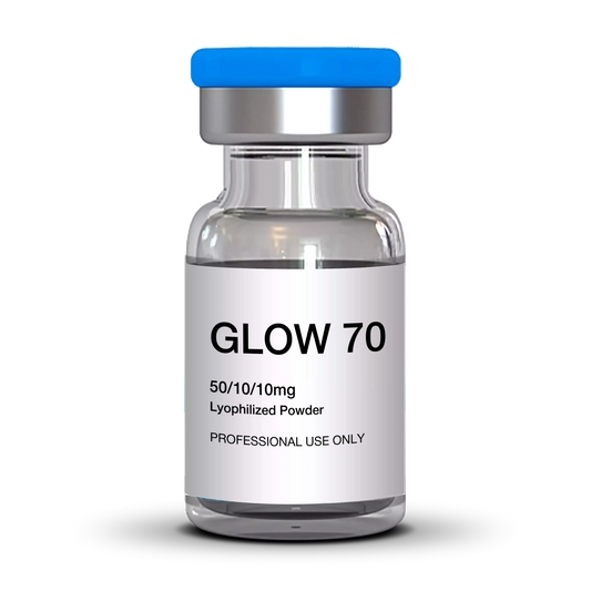 GLOW 70 - GHK-Cu (50mg) / BPC-157 (10mg) / TB500 (10mg)