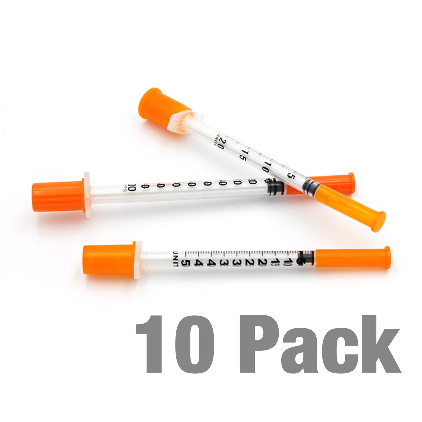 Buy Insulin Syringes - 29G 1CC 1/2" (10 pack) online