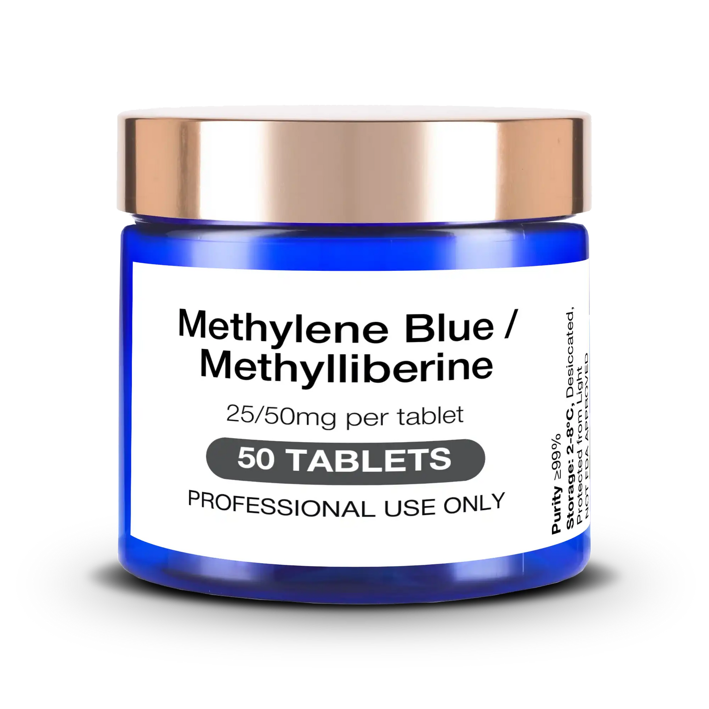 Methylene Blue (25mg) / Methylliberine (50mg) x  50 Tablets