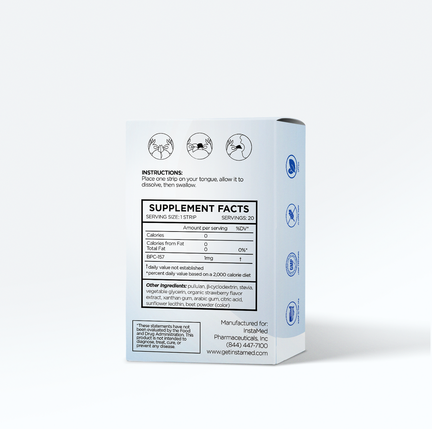 BPC-157 (1 mg per strip) - Alpha BioMed BPC-157 (1 mg per strip) - Alpha BioMed