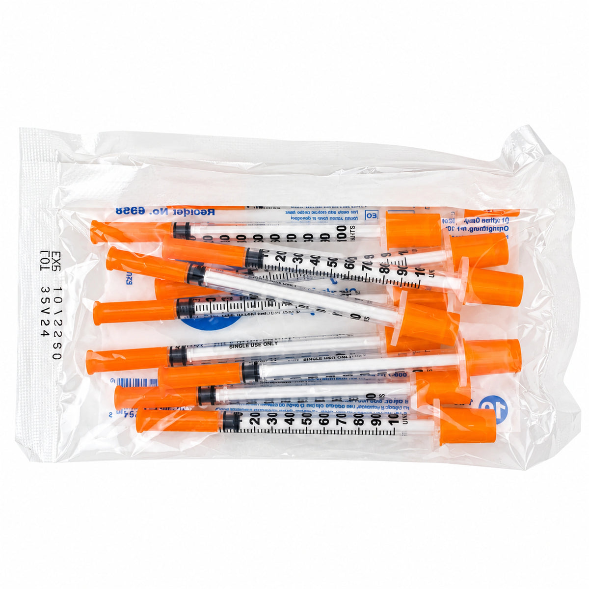 Insulin Syringes - 29G 1CC 1/2" (10 Pack)